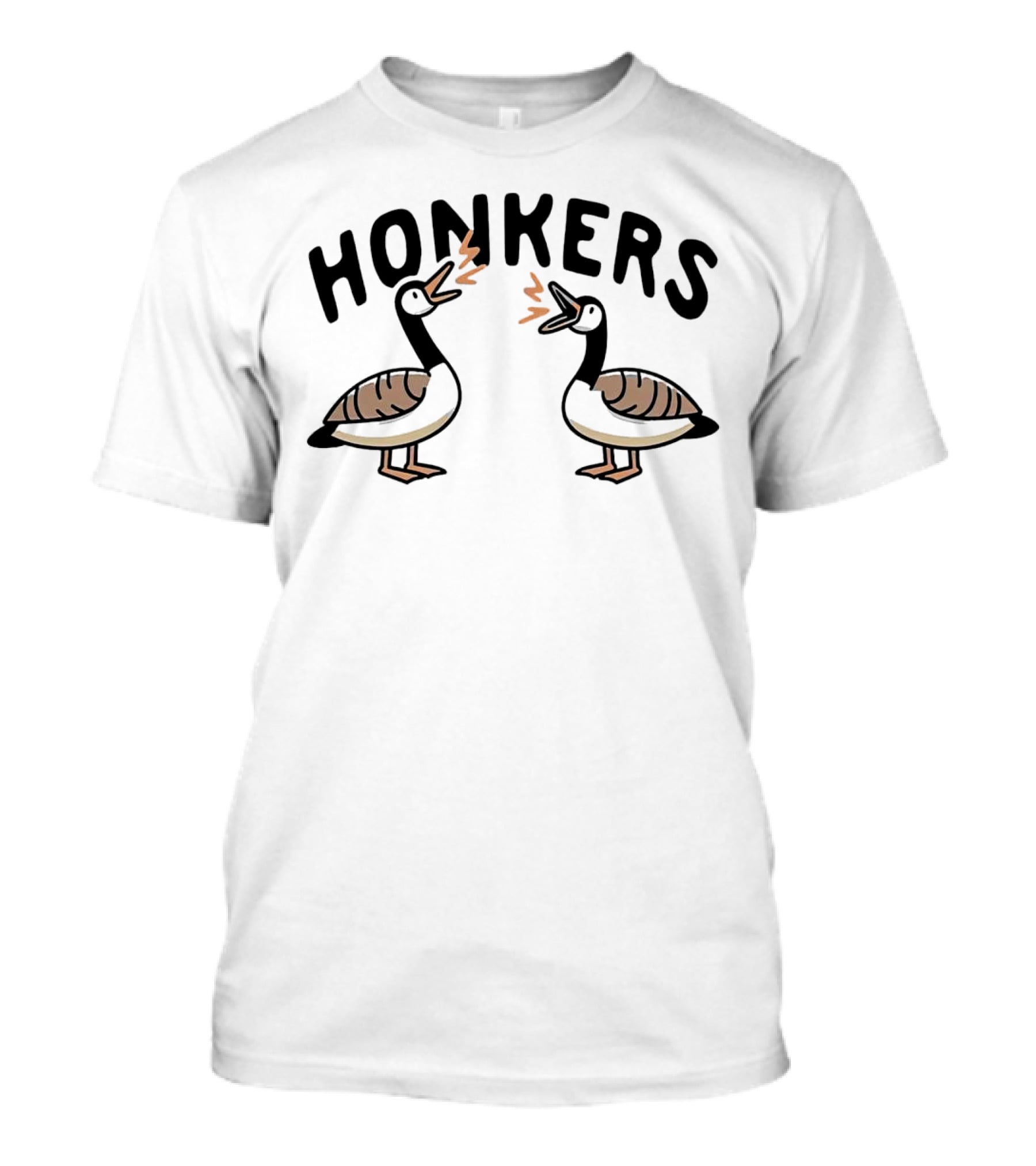 HONKERS Ducks Geese Cartoon Humor T-Shirt