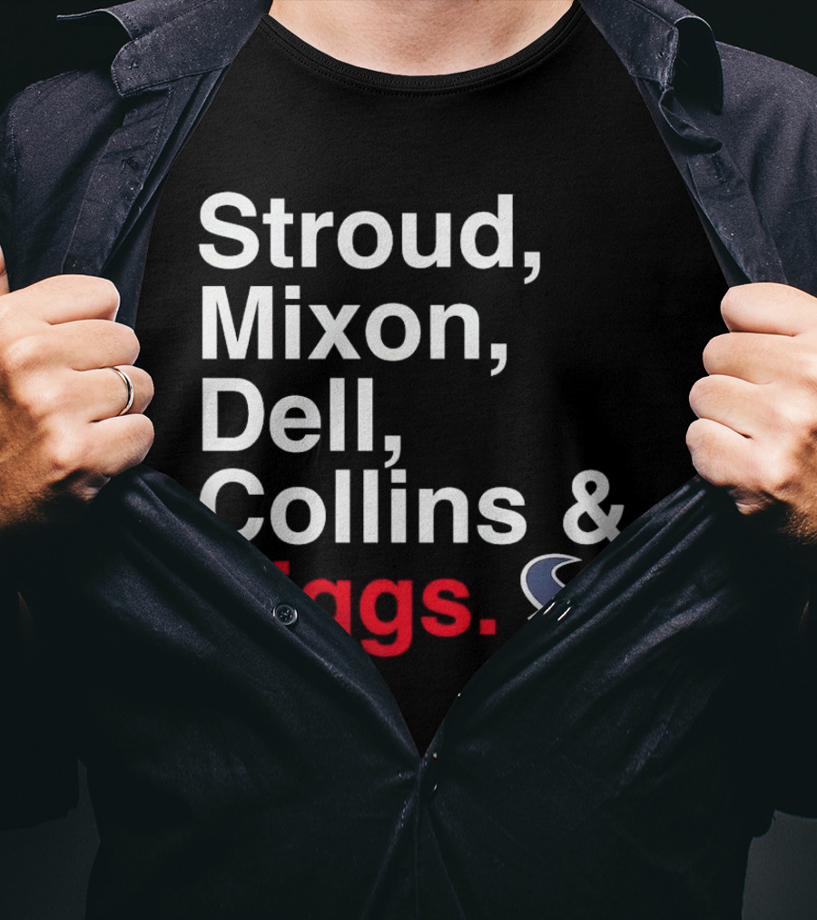 Houston Texans Stroud Mixon Dell Collins Diggs T-Shirt