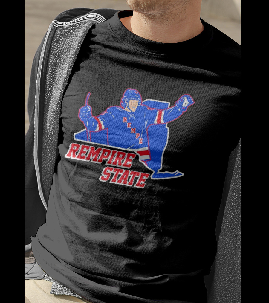 Matt Rempe Rempire State Hockey New York Rangers T-Shirt