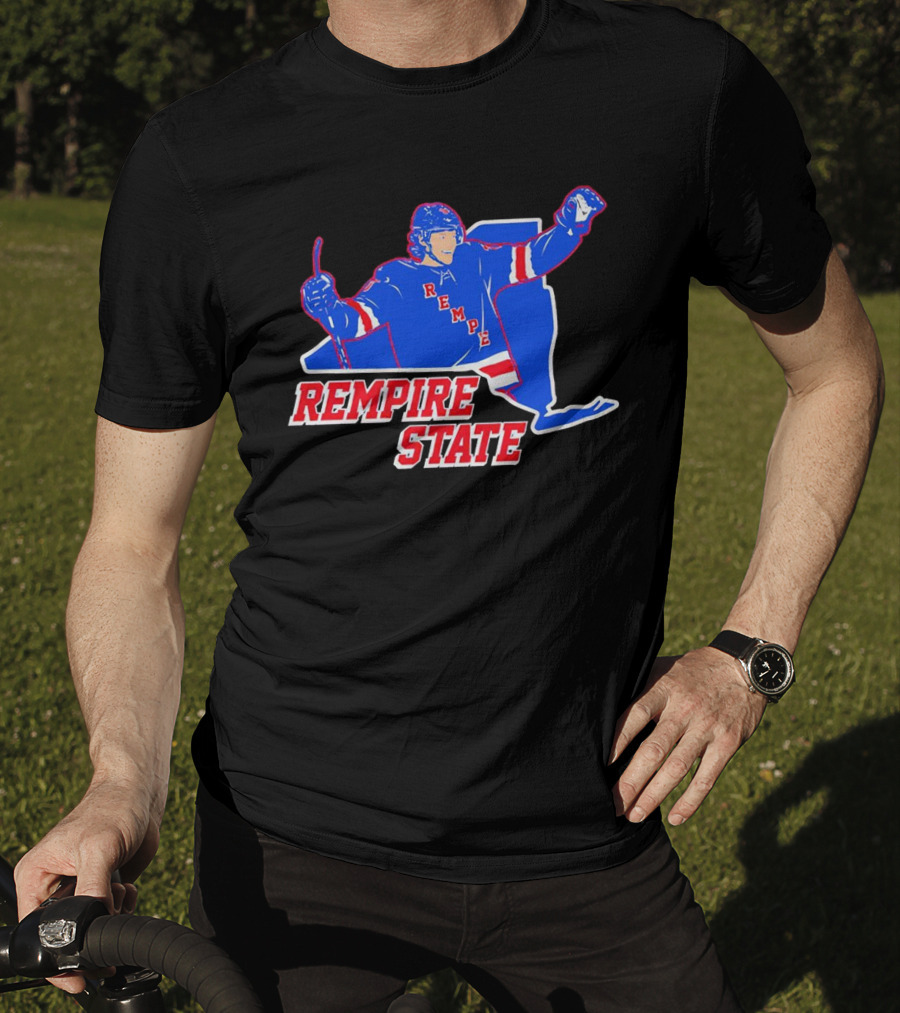 Matt Rempe Rempire State Hockey New York Rangers T-Shirt