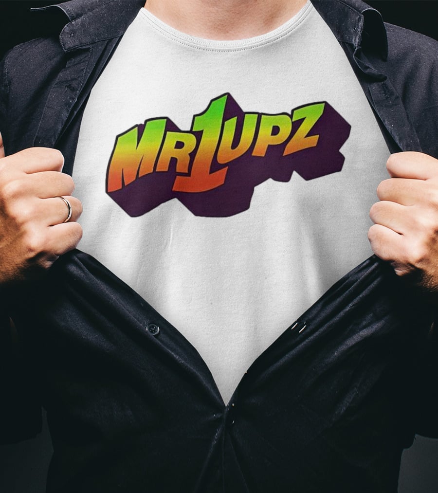 Mr1upz Shagadelic Retro Gradient Text T-Shirt