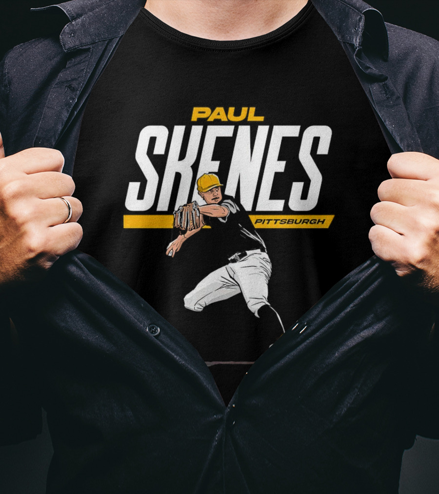 Paul Skenes Pittsburgh Pirates MLBPA Baseball Player T-Shirt