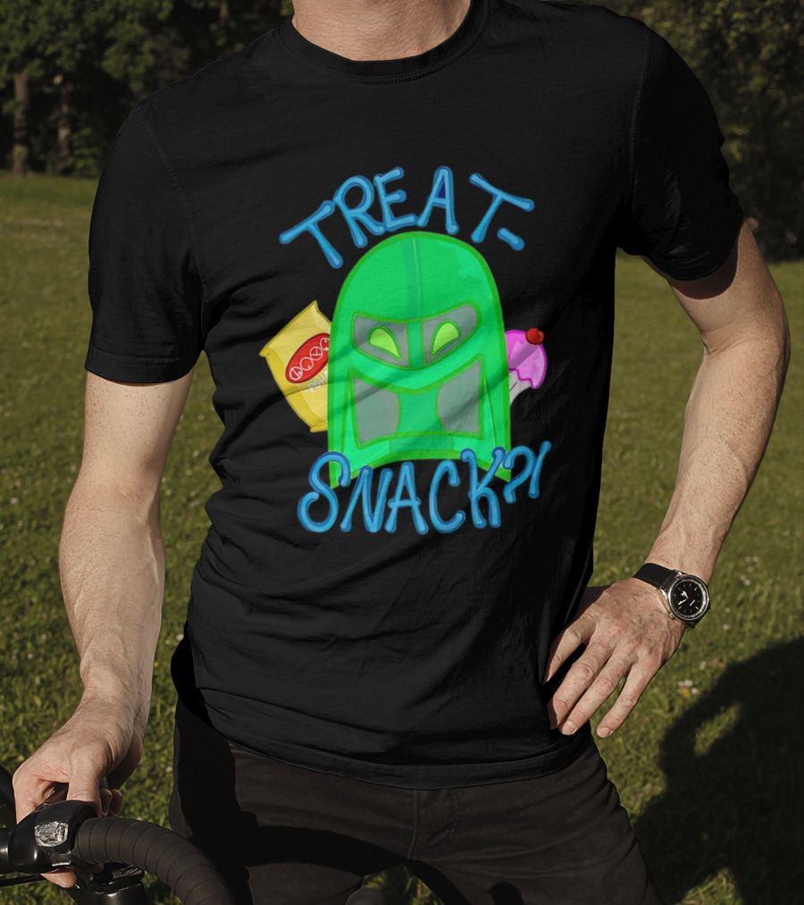 Treat Snack Helmet With Ice Cream And Space Snacks T-Shirt