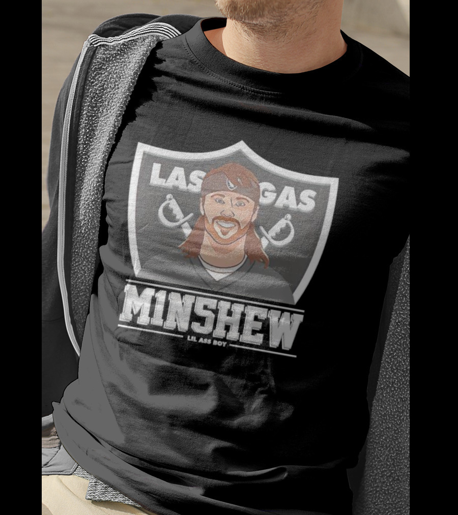 Las Vegas Raiders Minshew M1N5HEW Lil Ass Boy T-Shirt