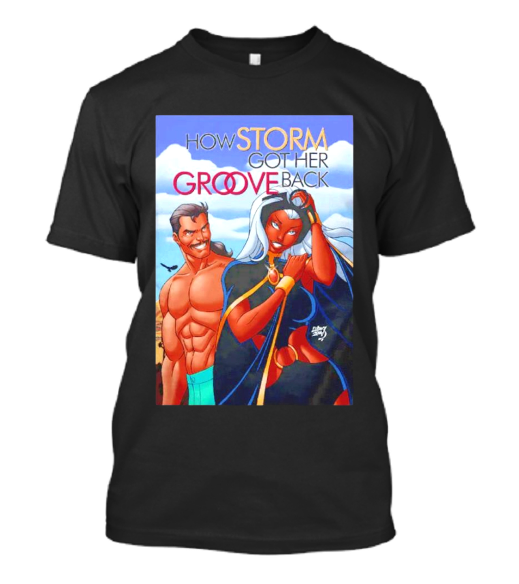 How Storm Got Her Groove Back Comic Style Cover T-Shirt