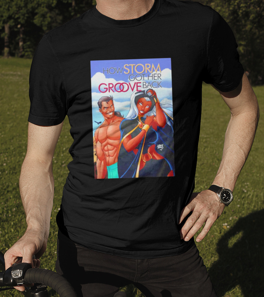 How Storm Got Her Groove Back Comic Style Cover T-Shirt