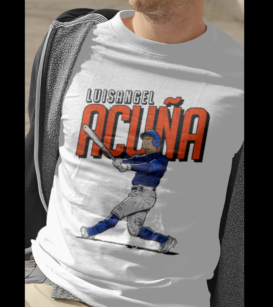Luisangel Acuna Baseball Hitter Action T-Shirt
