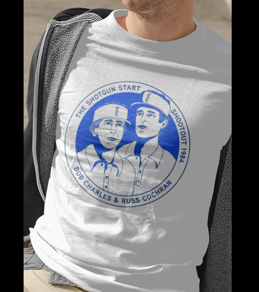 The Shotgun Start Shootout 1984 Bob Charles And Russ Cochran T-Shirt