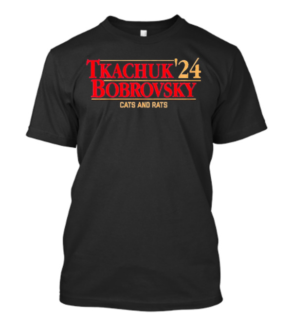 Tkachuk Bobrovsky '24 Cats And Rats T-Shirt