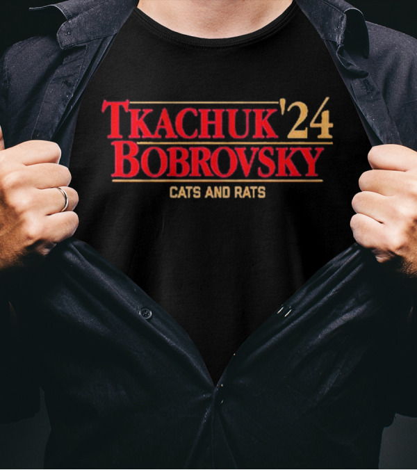 Tkachuk Bobrovsky '24 Cats And Rats T-Shirt