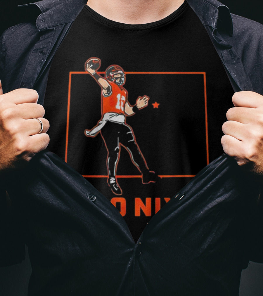 Bo Nix Football Star Player Denver Broncos T-Shirt
