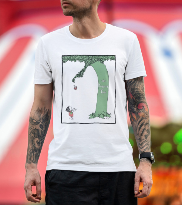 Premium T-Shirt: The Tripping Tree Heart Exchange Green Animation T-Shirt The Tripping Tree Heart Exchange Green Animation T-Shirt