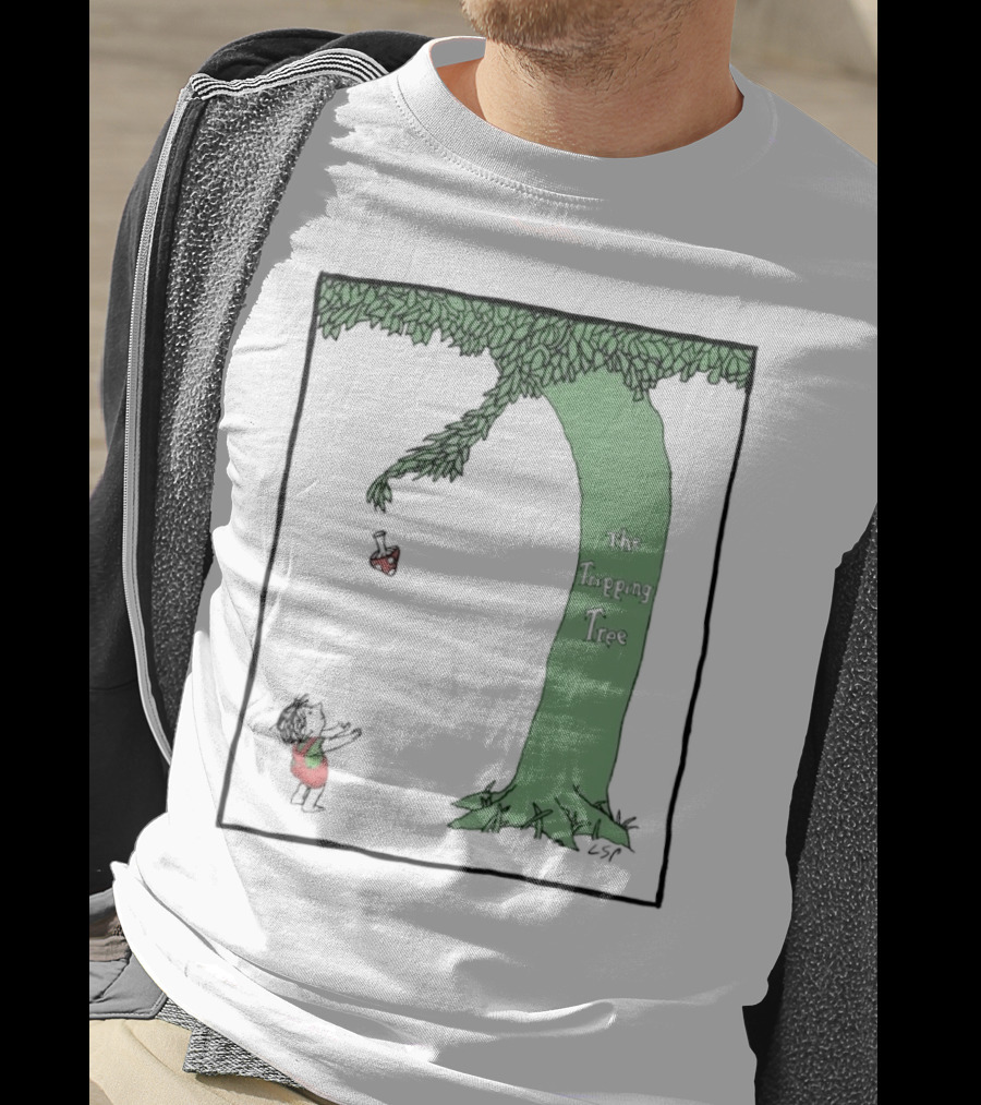 The Tripping Tree Heart Exchange Green Animation T-Shirt