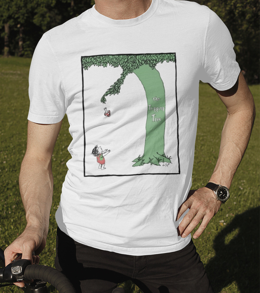 The Tripping Tree Heart Exchange Green Animation T-Shirt