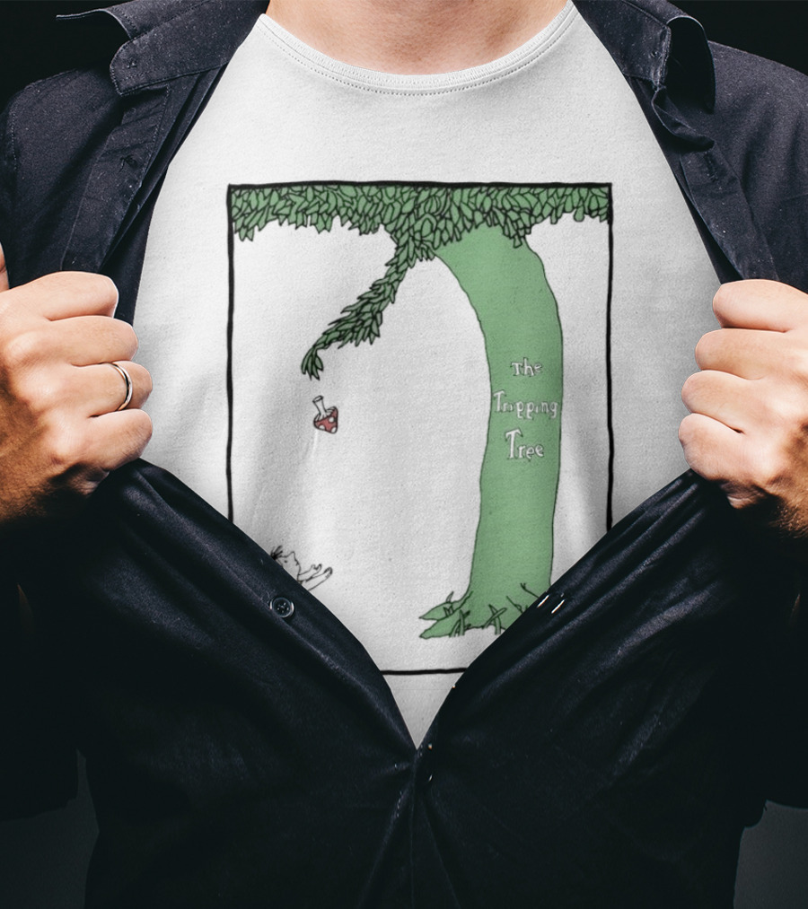 The Tripping Tree Heart Exchange Green Animation T-Shirt