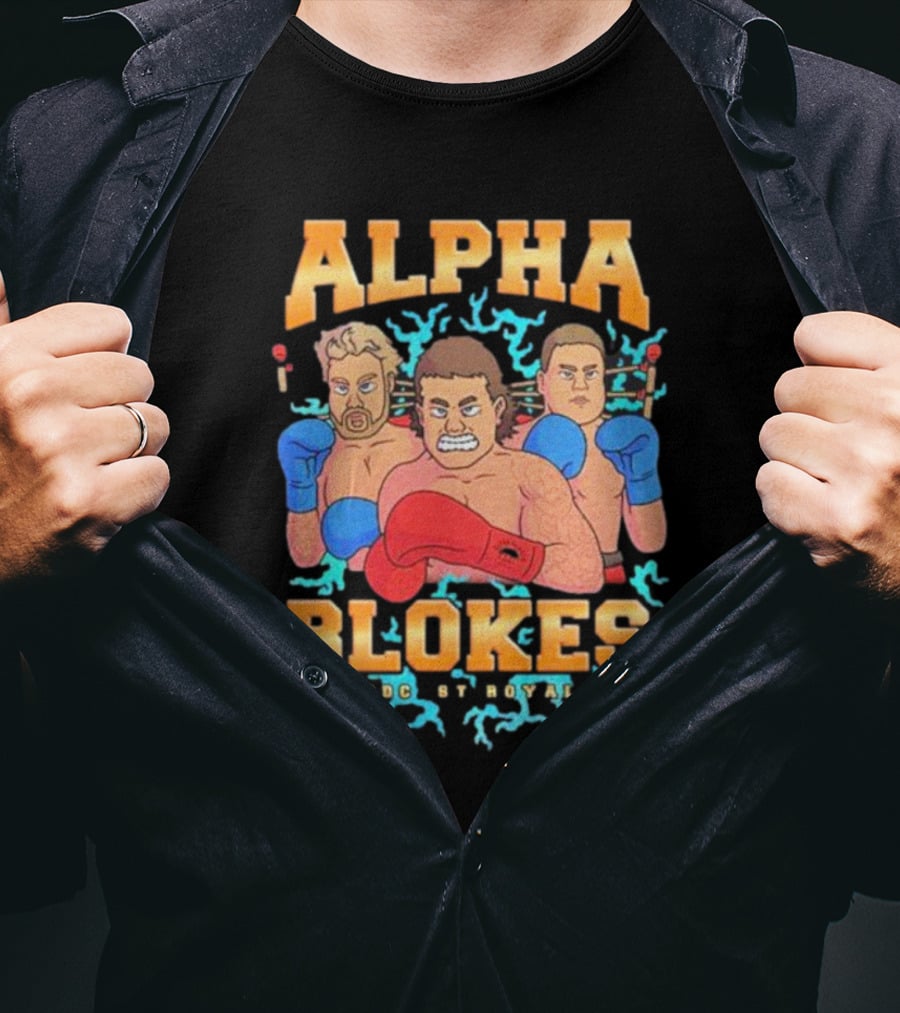 Alpha Blokes Podc St Royale Boxing Trio T-Shirt