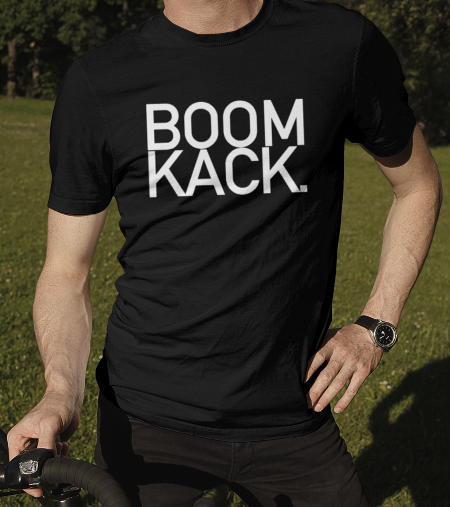BOOMKACK Bold Text Iconic T-Shirt