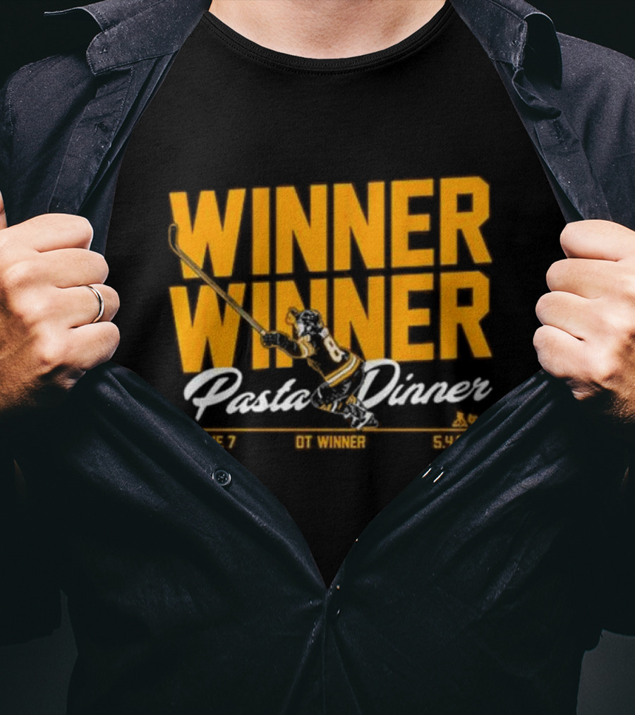 Winner Winner Pasta Dinner Game 7 OT Winner 5.4.24 T-Shirt