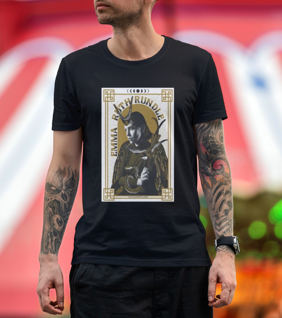 Emma Ruth Rundle Dunkfestival 2024 Mystical Serpent and Moon T-Shirt
