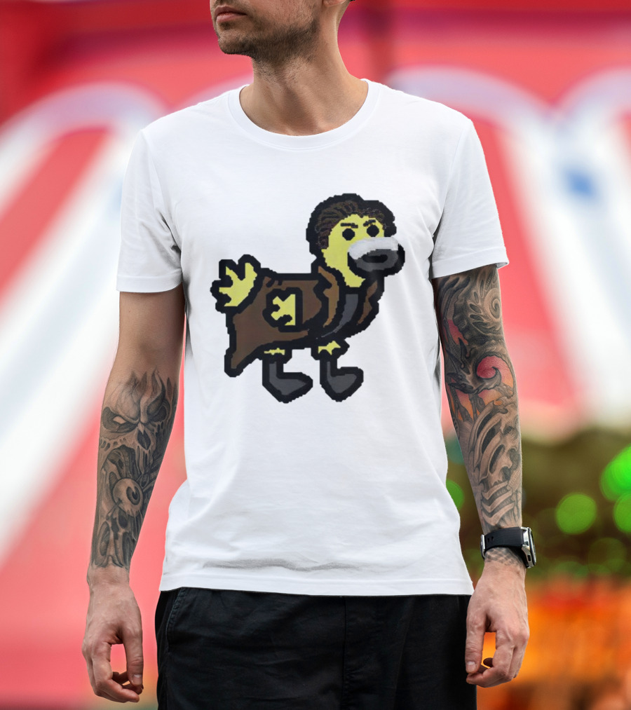 Blade Runner Gosling Pixel Art Duck K Cartoon T-Shirt