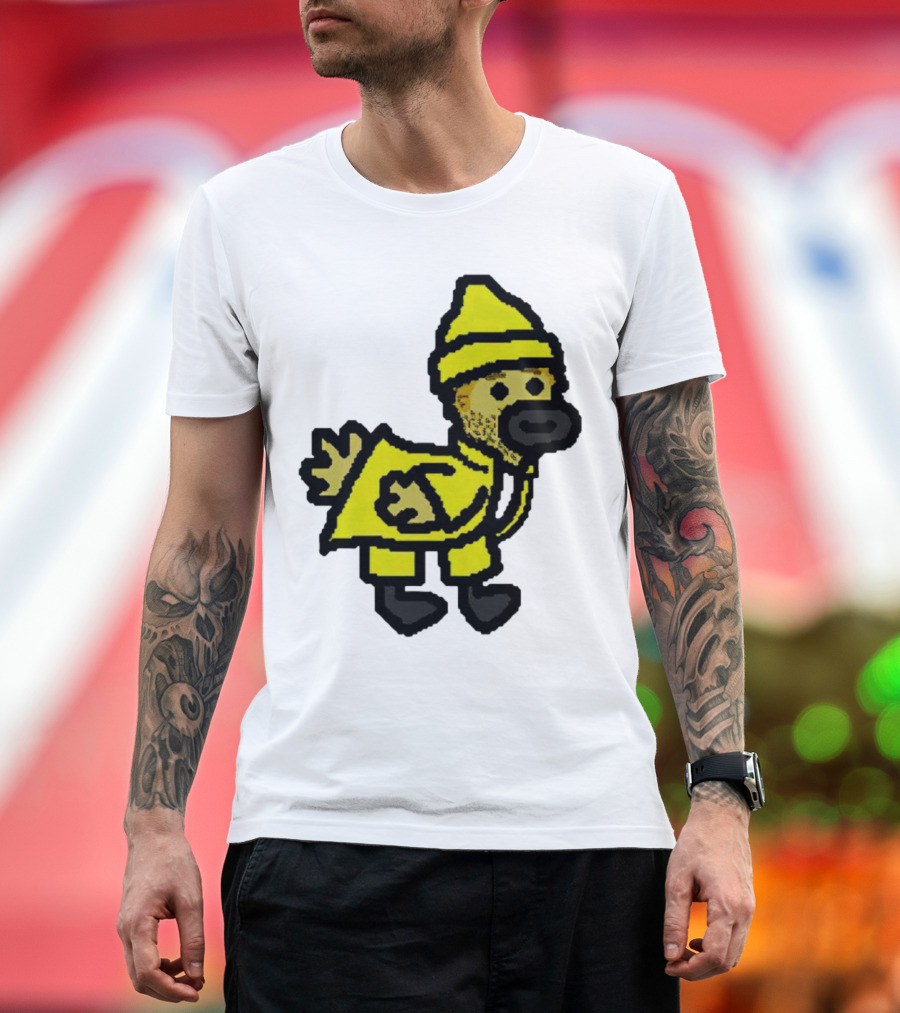 Fall Guy Gosling Bearded Yellow Raincoat Sprite T-Shirt