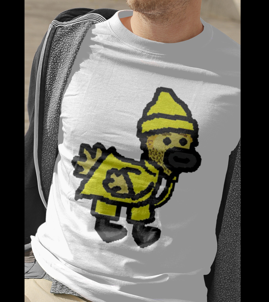 Fall Guy Gosling Bearded Yellow Raincoat Sprite T-Shirt