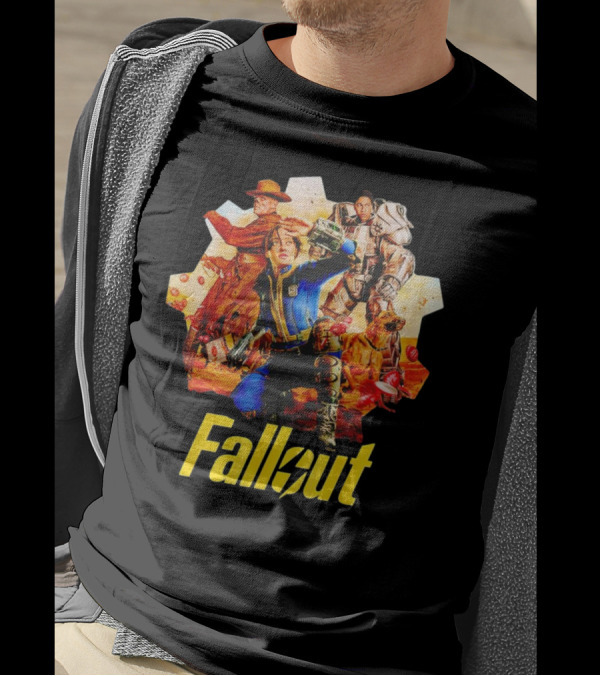 Fallout New Vegas Power Armor Dog旅者 T-Shirt