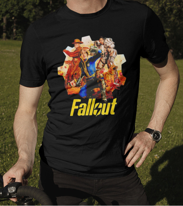 Fallout New Vegas Power Armor Dog旅者 T-Shirt