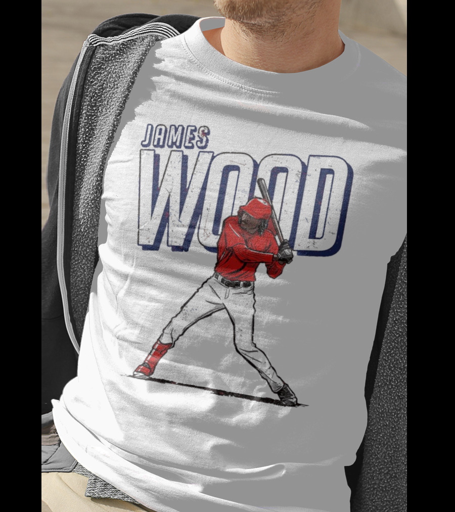 James Wood Washington Nationals Baseball Player T-Shirt
