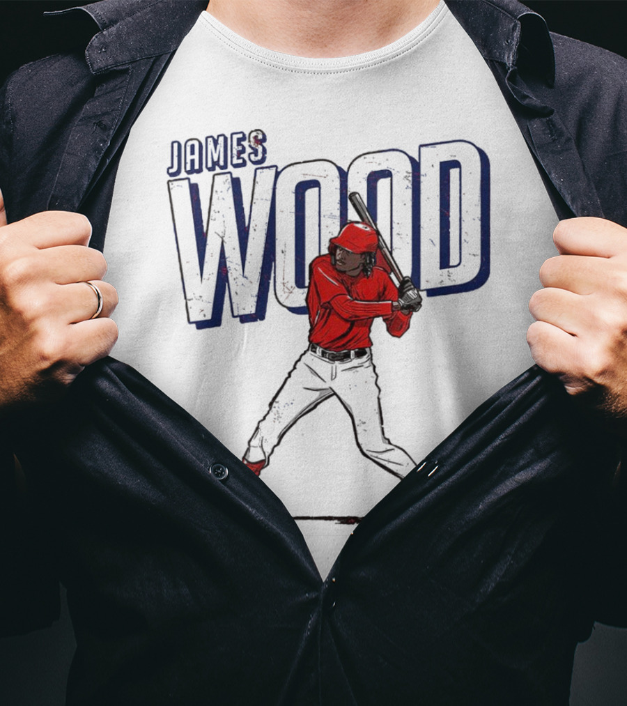 James Wood Washington Nationals Baseball Player T-Shirt