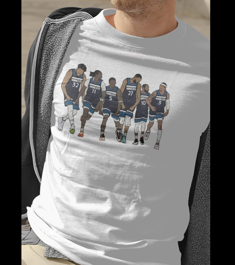 Kat Naz Ant Rudy Conley Amp Mcdaniels Minnesota Basketball Team Players T-Shirt