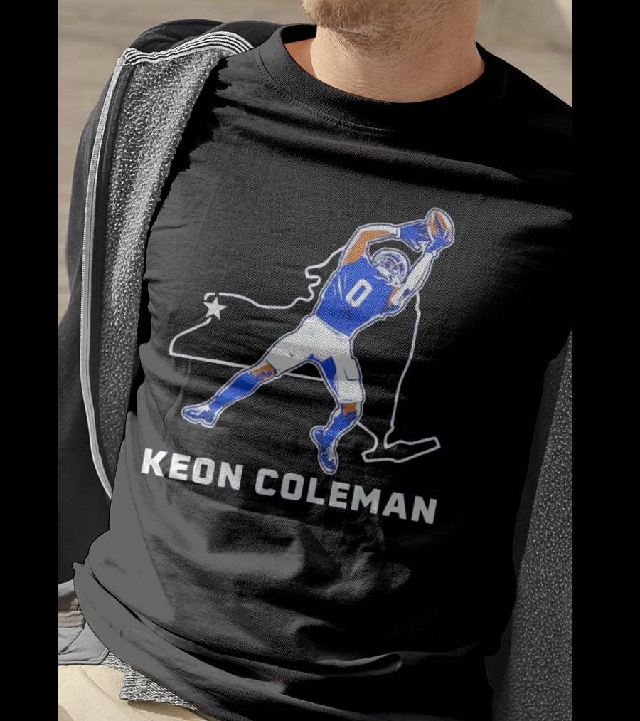 Keon Coleman Football Catch Buffalo State Star T-Shirt