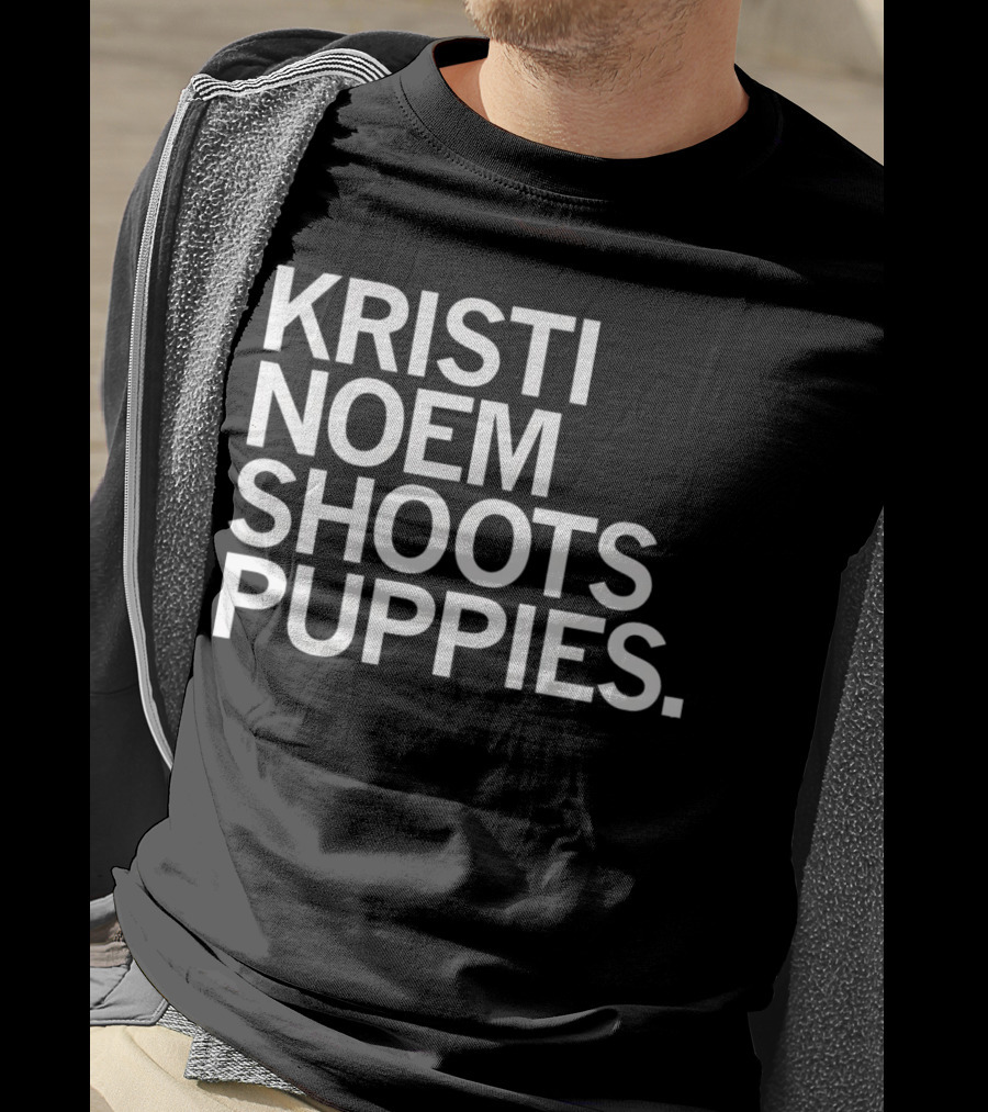 Kristi Noem Shoots Puppies Controversial T-Shirt