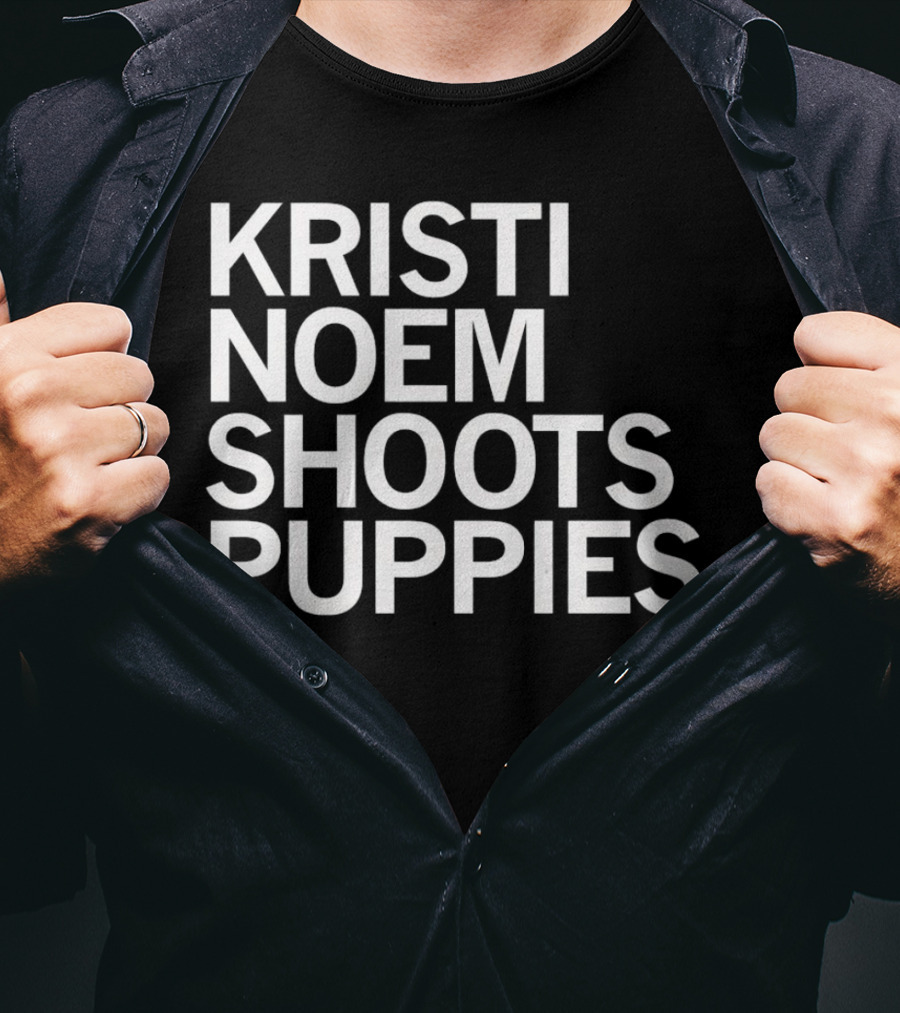 Kristi Noem Shoots Puppies Controversial T-Shirt