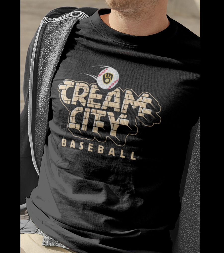 Milwaukee Brewers Cream City Baseball T-Shirt
