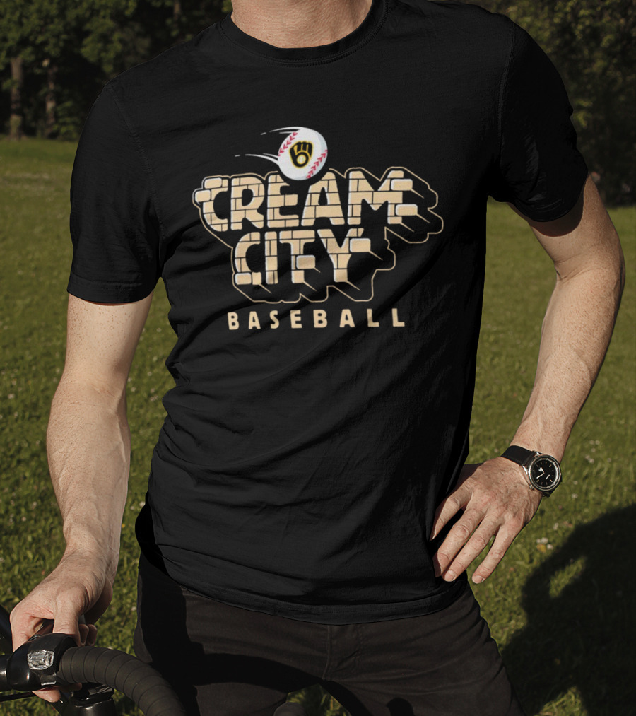 Milwaukee Brewers Cream City Baseball T-Shirt