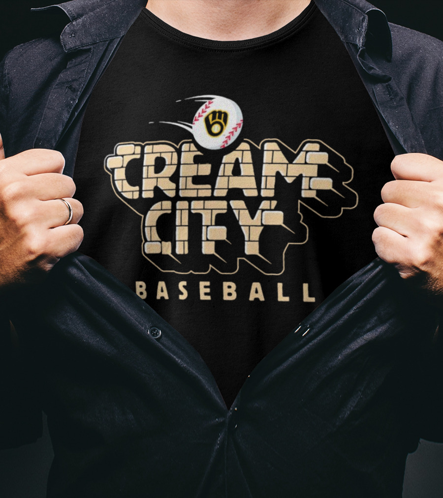 Milwaukee Brewers Cream City Baseball T-Shirt