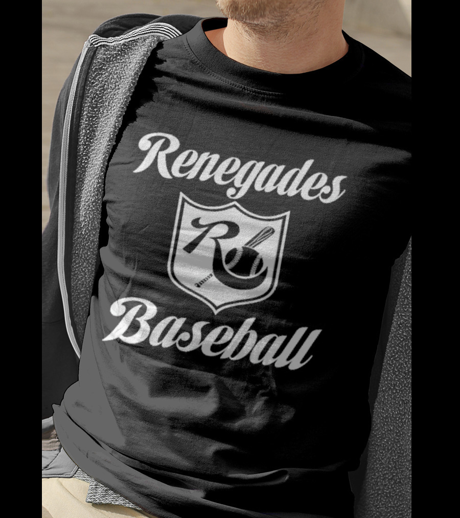 Renegades Baseball Steve Bartman Incident Shield T-Shirt