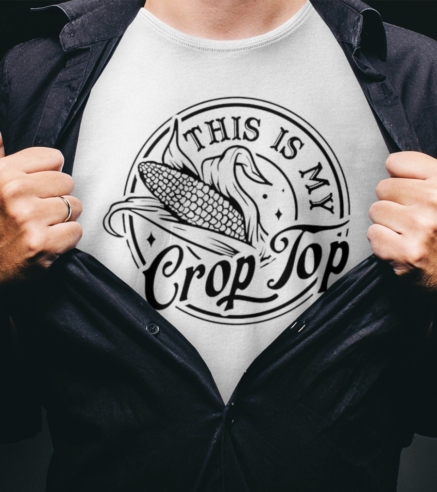 This Is My Crop Top Corn T-Shirt
