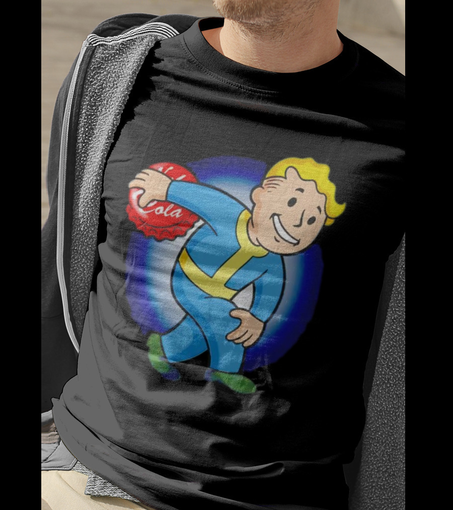 Vault Boy Nuka Cola Discobolus Pose T-Shirt