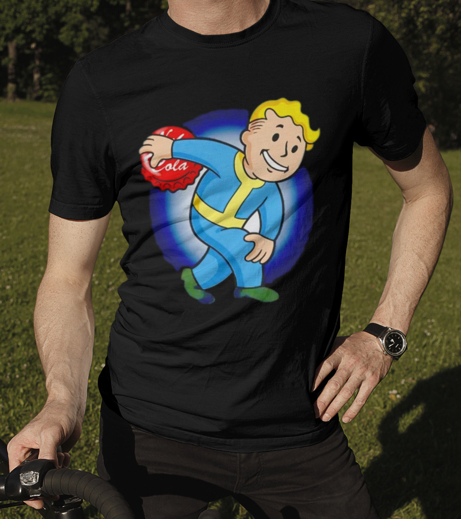 Vault Boy Nuka Cola Discobolus Pose T-Shirt