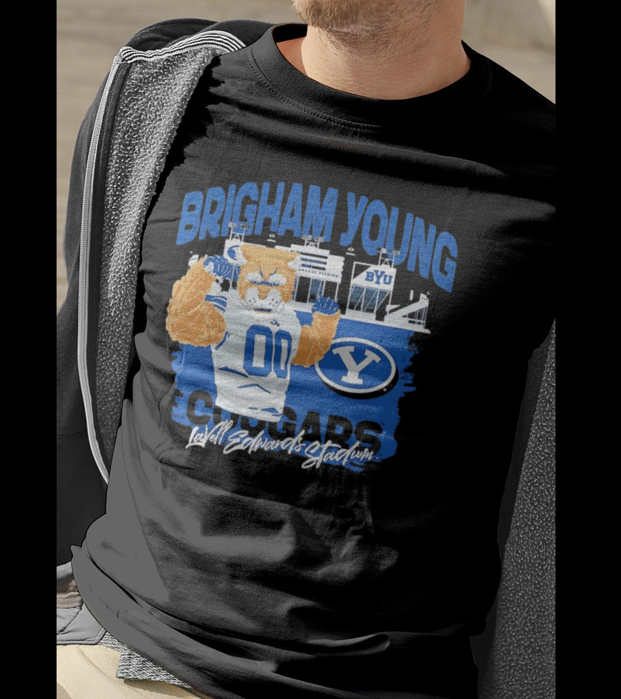 Brigham Young Cougars BYU Lavell Edwards Stadium T-Shirt