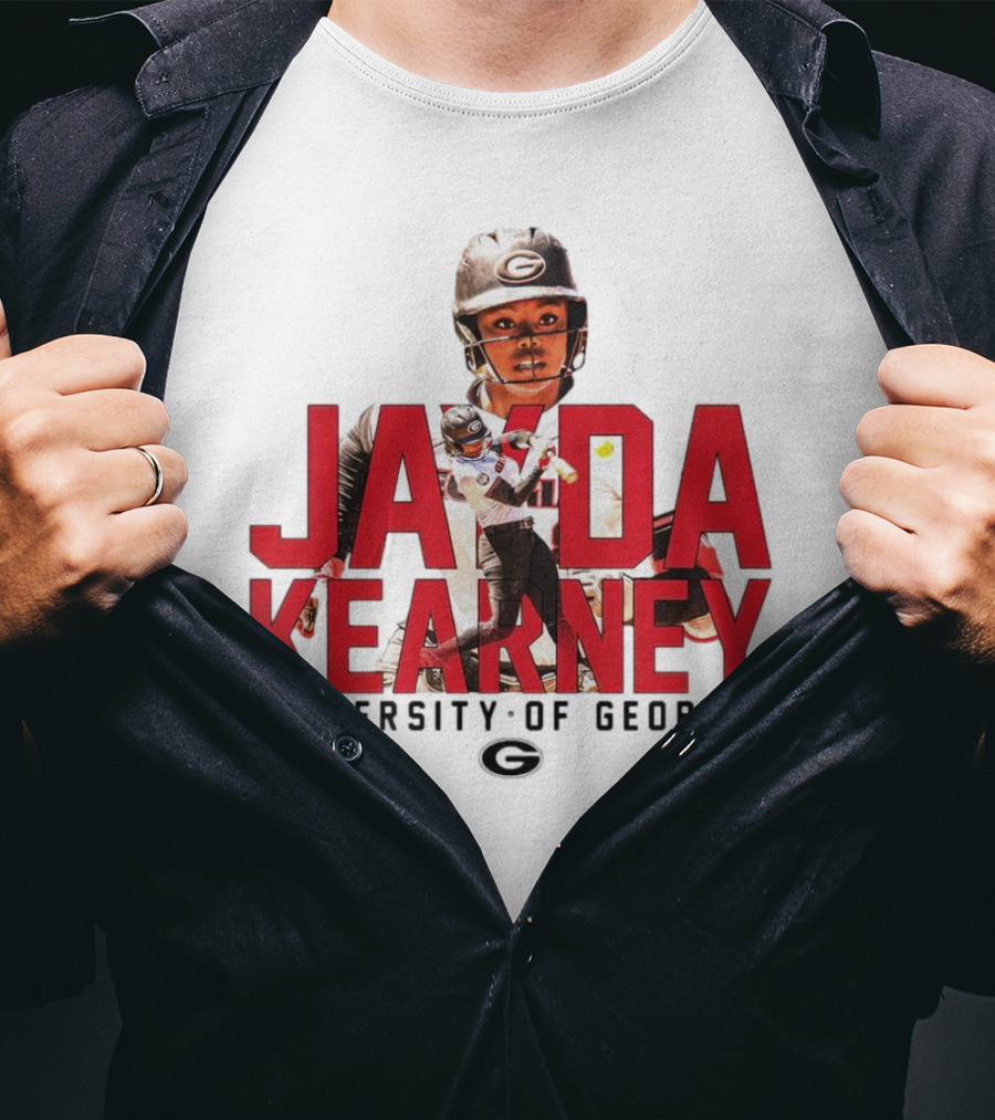 Jayda Kearney University Of Georgia Softball Player Collage T-Shirt