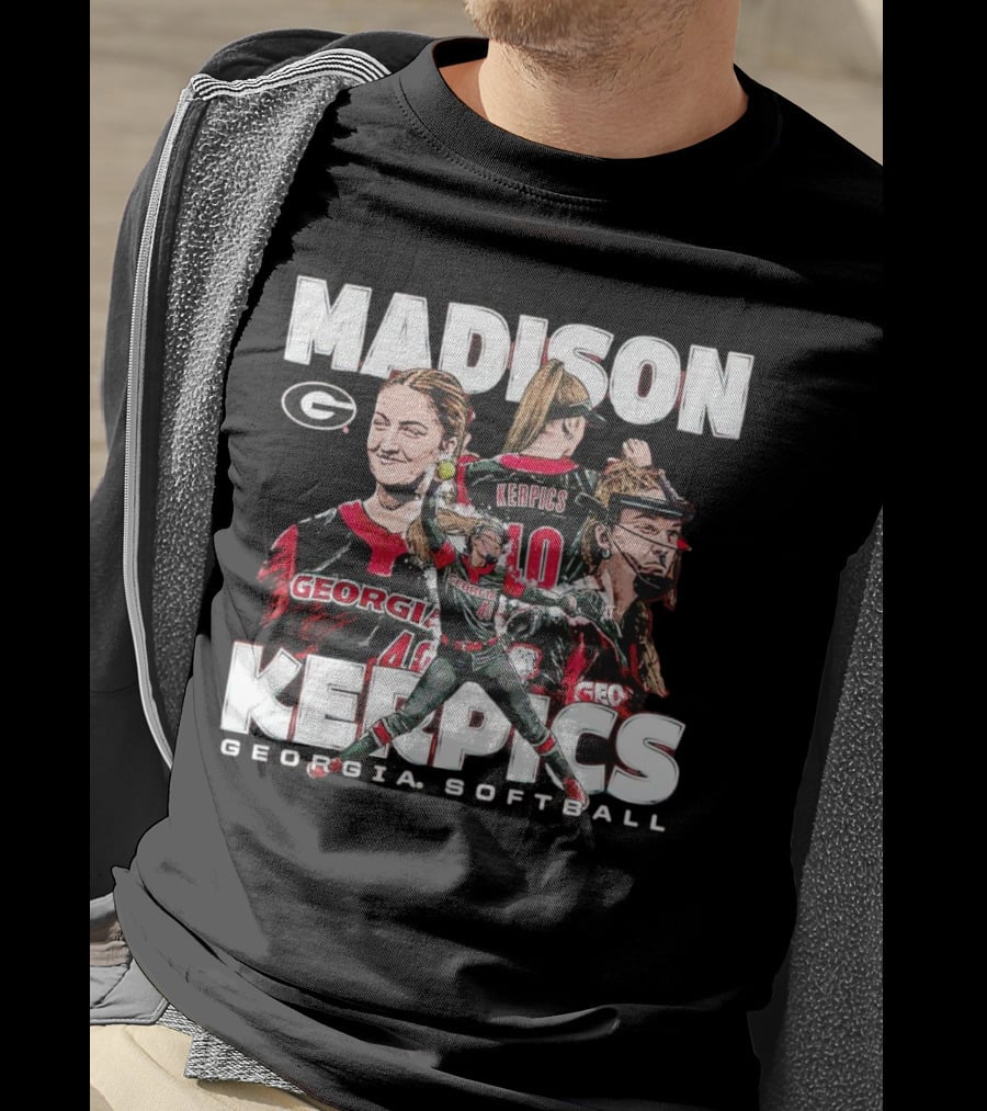 Madison Kerpics Georgia Softball NCAA Collage Player T-Shirt