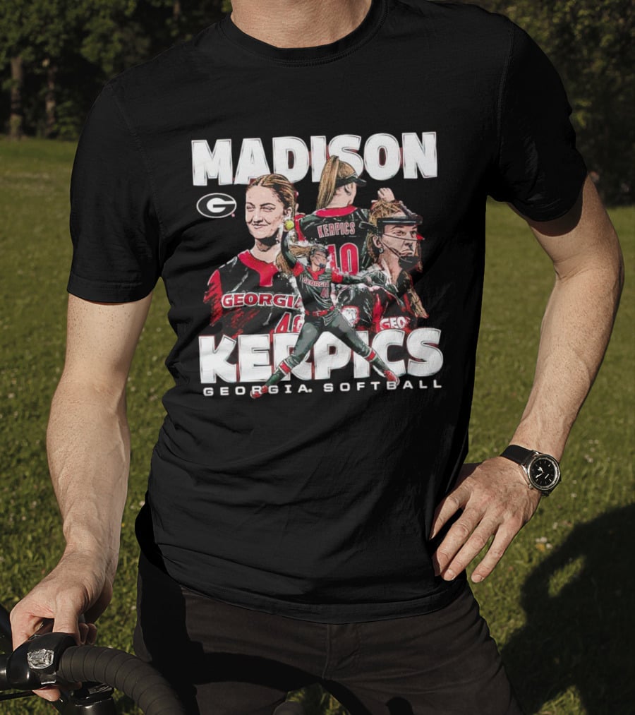 Madison Kerpics Georgia Softball NCAA Collage Player T-Shirt