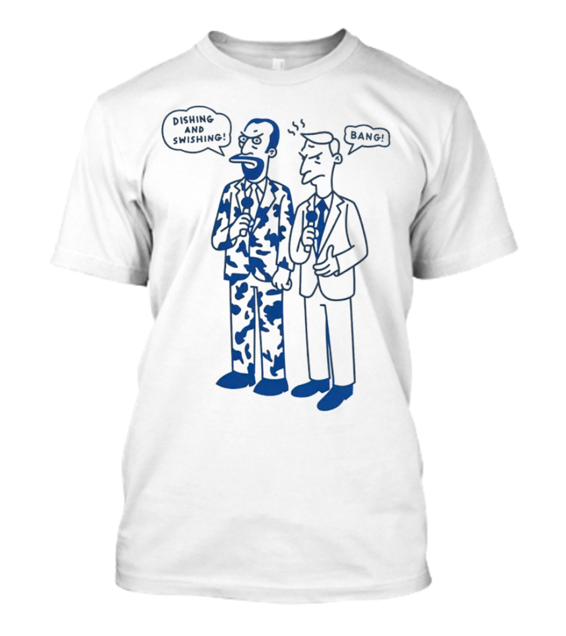 Dishing And Swishing Bang Speech Bubble Duo T-Shirt