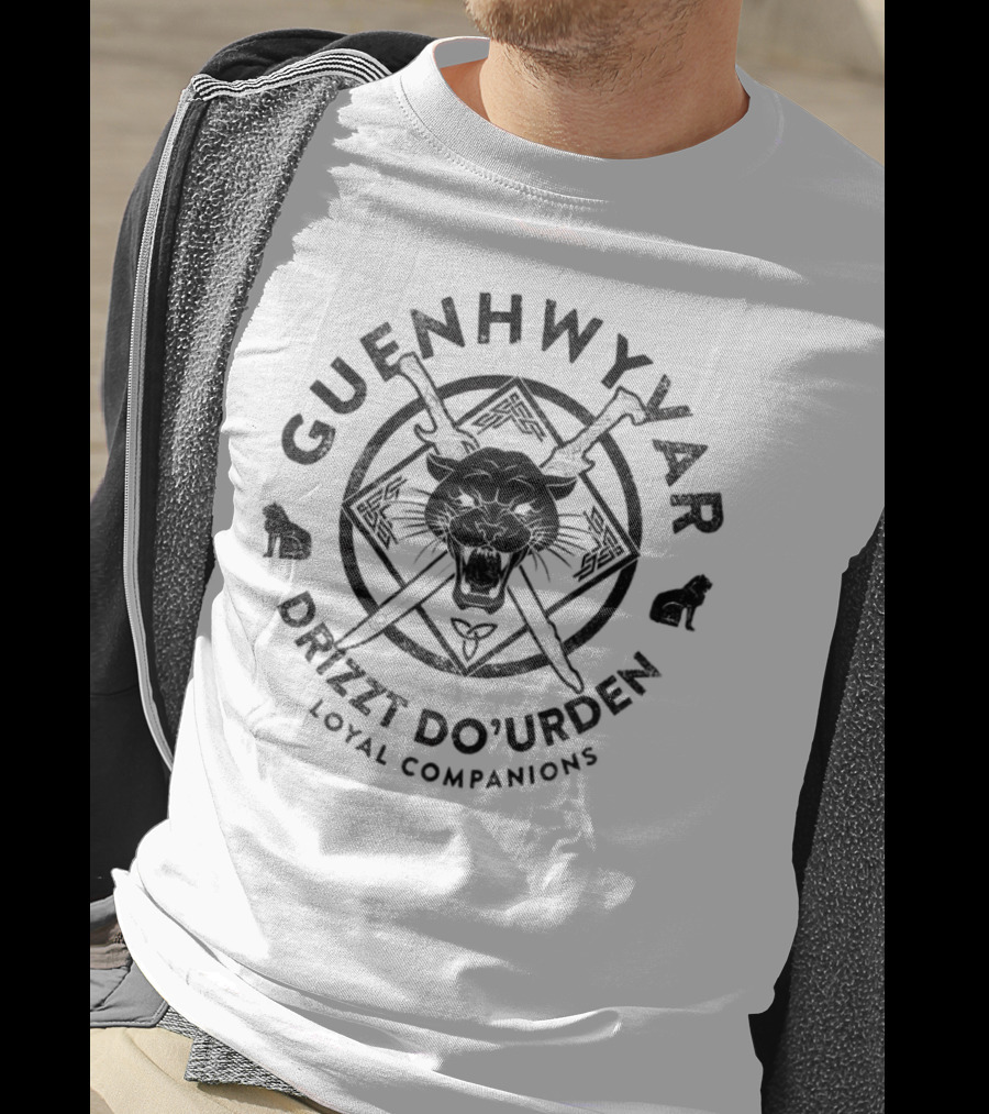 Guenhwyvar Drizzt Do'urden Loyal Companions T-Shirt