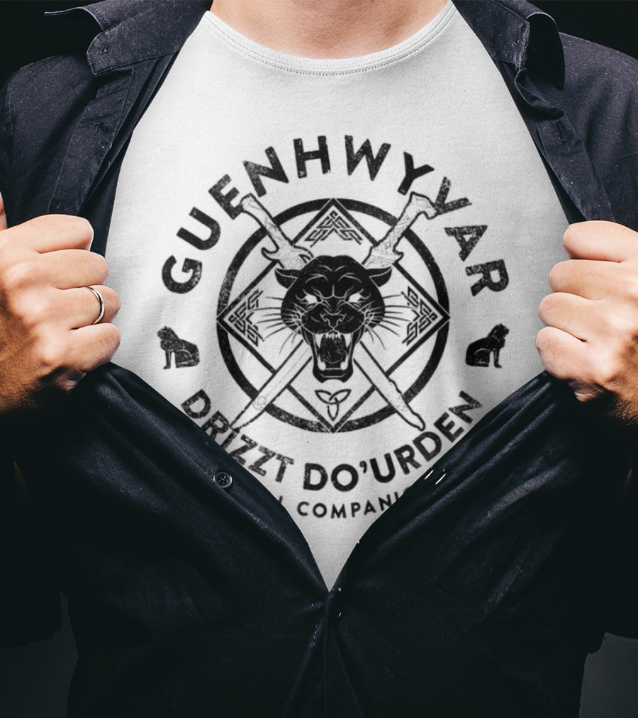 Guenhwyvar Drizzt Do'urden Loyal Companions T-Shirt