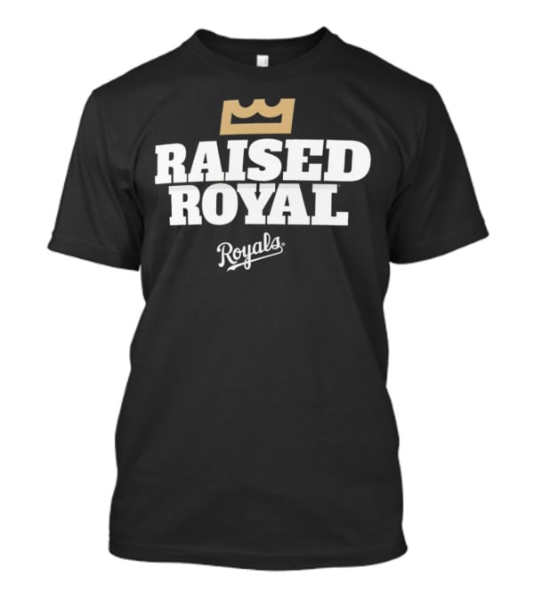 Kansas City Royals Raised Royal Royals Crown T-Shirt