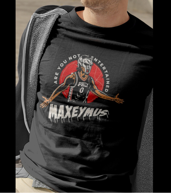 Maxeymus Are You Not Entertained Phly Basketball Gladiator T-Shirt